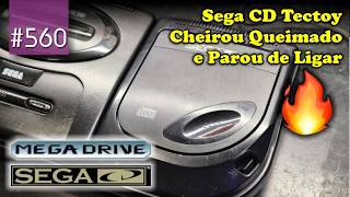 Manutenção #560 - Sega CD Tectoy: Cheirou Queimado e Parou de Ligar