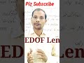 EDOF Lens for Cataracts #edof #intraocularlens ।Edof lens