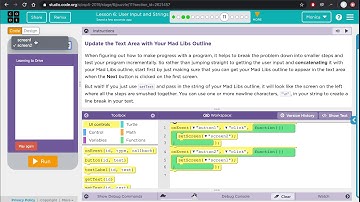 [Apps Unit] Code.org Lesson 6.10 - 6.12