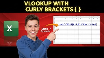 Excel mein curly bracket ka kya use hai | Curly Brackets with VLOOKUP in Excel #advancedexcel #excel