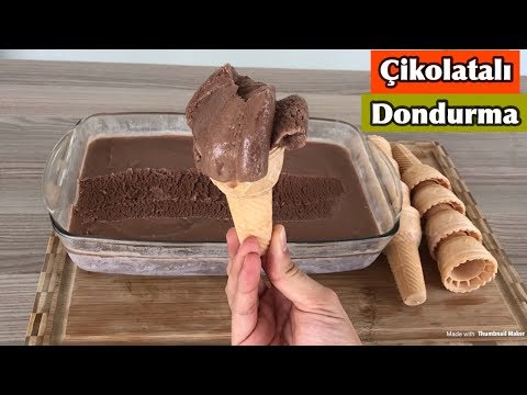 EVDE ÇİKOLATALI DONDURMA || PÜF NOKTALARI ANLATILDI!!!