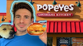 New Popeyes Golden BBQ Chicken Sandwich Review