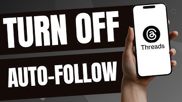 How to turn off auto-follow on Threads