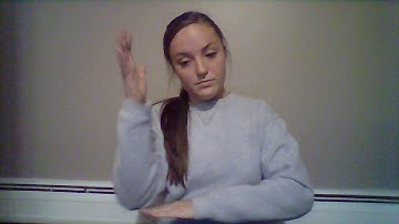ASL 102 Video 3