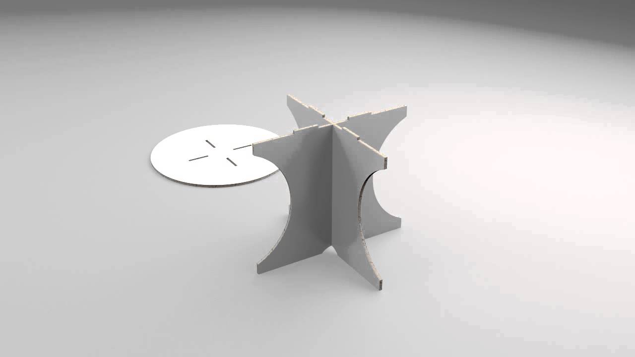 Cardboard furniture: Table