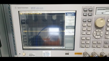 Network Analyzer Thru calibration