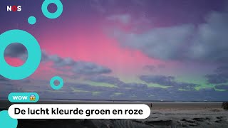 Noorderlicht urenlang te zien in Nederland