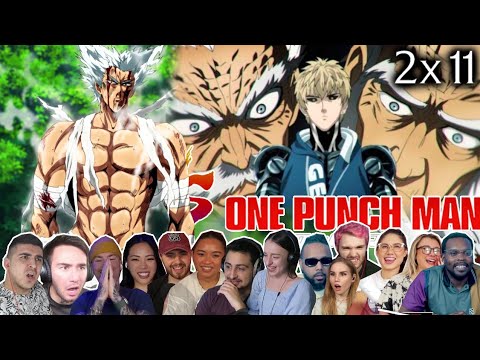 Garou Vs Genos x Silver Fang One Punch Man Season 2 Episode 11 Reaction Mashup |