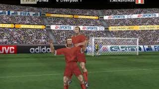 Parma 1 Liverpool 3 [UEFA CUP FINAL] FIFA 99 (Liverpool 97/98)