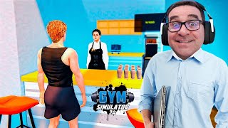 GYM SIMULATOR 24 #5 | CONTRATEI EMPREGADA DE BAR