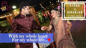 Our Wedding Story | Ayushi & Niranjan | Vekheya + Peer Vi Tu | Noor-us-Sabah Palace, Bhopal