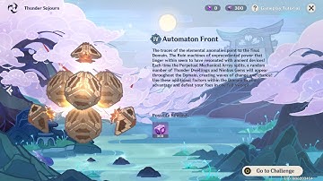 GI - Thunder Sojourn event / Automaton Front Gameplay
