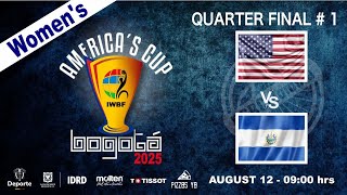 USA 🇺🇸 vs El Salvador 🇸🇻 | Quarter-Final – Women’s | 2025 IWBF Americas Cup