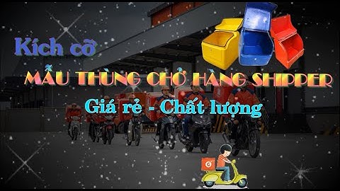 Thùng chở hàng xe máy cũ