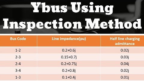 Ybus using inspection method | Step wise solution | Computer techniques of Power system| Mathspedia|