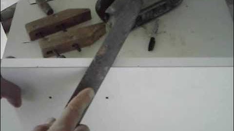 How To File (filing) Formica or Plastic Laminate Cabinet/Countertop Edges-Video