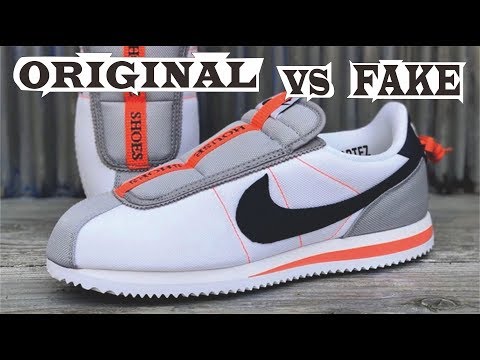 Kendrick Lamar x Nike Cortez Basic Slip White Original & Fake