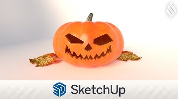 3D Modeling Halloween Pumpkin [SketchUp Tutorial]