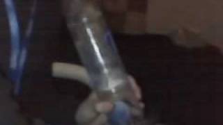 New Homemade Double Chamber, Single Perc Bong Hit (1)