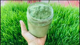 HOW TO MAKE WHEATGRASS POWDER