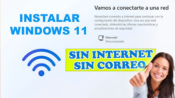 Instalar Windows 10 y 11 SIN CONEXIÓN a INTERNET - SALTAR conexión a Internet en Windows 10 y 11