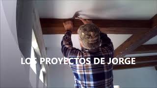 Decorando con vigas 6º paso  ✅✅  &quot;CONSTRUIR UNA CASA PASO A PASO SIN HABERLO HECHO NUNCA&quot;