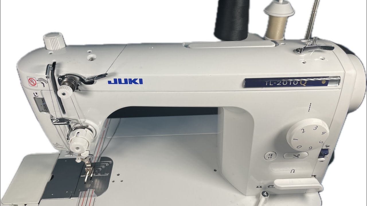 Juki 2010Q bobbin wind & load SerenitySewing YouTube