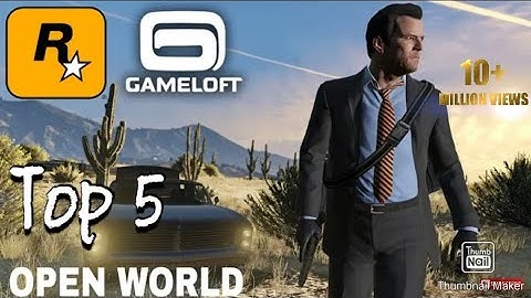 Top 5 Open World Games By Rockstar And Gameloft ( High Graphics)