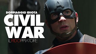 CAPTAIN AMERICA CIVIL WAR - Doppiaggio Idiota #ilridoppiatore