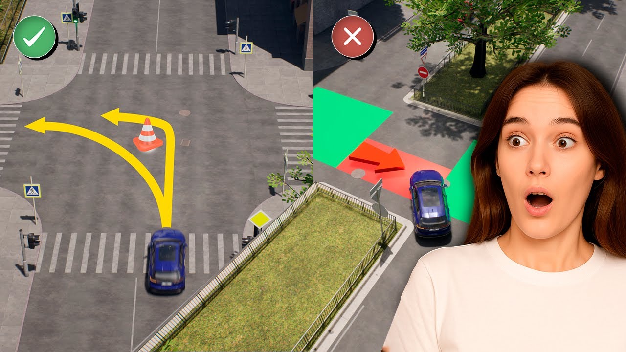 Вот почему ты путаешься на перекрёстке! Разбор в 3D для новичков 🚗