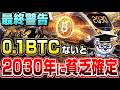 【乗り遅れるな】今0.1BTC保有しないと2030年には貧乏確定【仮想通貨】【ビットコイン】
