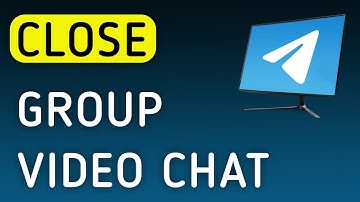 How To Close A Group Video Chat On Telegram App On PC (New Update)