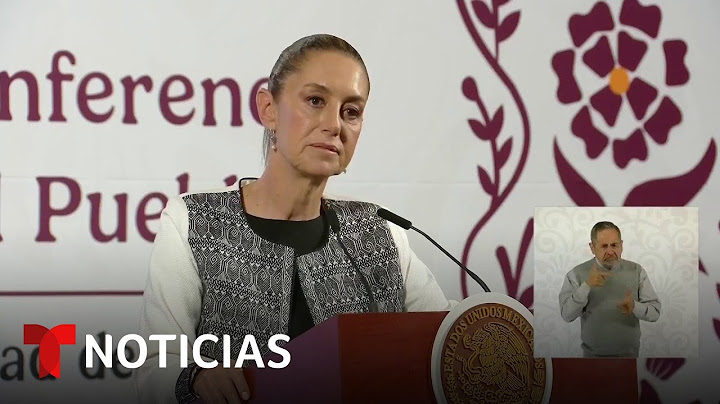 Sheinbaum responde a Noticias Telemundo sobre los aranceles de Trump | Noticias Telemundo