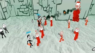 stickman gun battle simulator vs stickman meme battle simulator screenshot 2