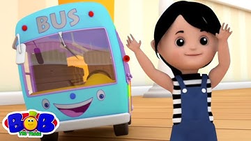 Bob tren Otobüsteki tekerlekler + çocuklar için türkçe şiirler