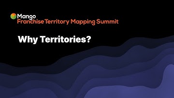 1. Why Territories For Franchising?