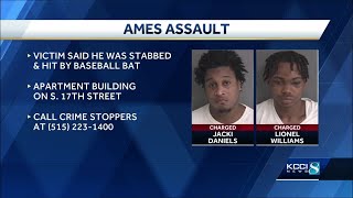 Ames police: Man stabbed in the back, beaten with baseball bat