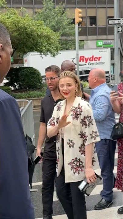 Chloë Grace Moretz joins the SAG-AFTRA Actors Union Strike in Times Square,  New York City