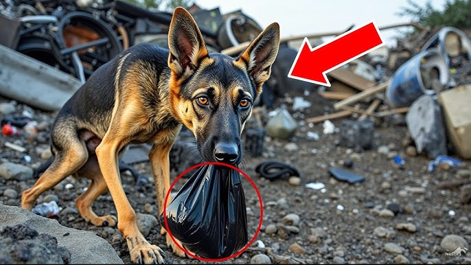 A Couple Rescued an Abandoned German Shepherd – and What He Brought Home  Was Truly Shocking!