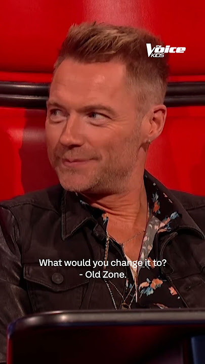 Ronan Keating doesn't like the name 'Boyzone!?' 😱 #TheVoiceKidsUK