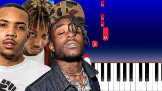 Video thumbnail of "G Herbo - PTSD ft Juice WRLD & Chance The Rapper & Lil Uzi Vert (Piano Tutorial)"