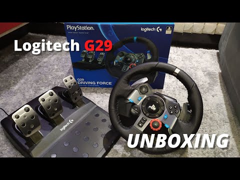 Volante Logitech G29 no PC - Unboxing e primeiras impressões 