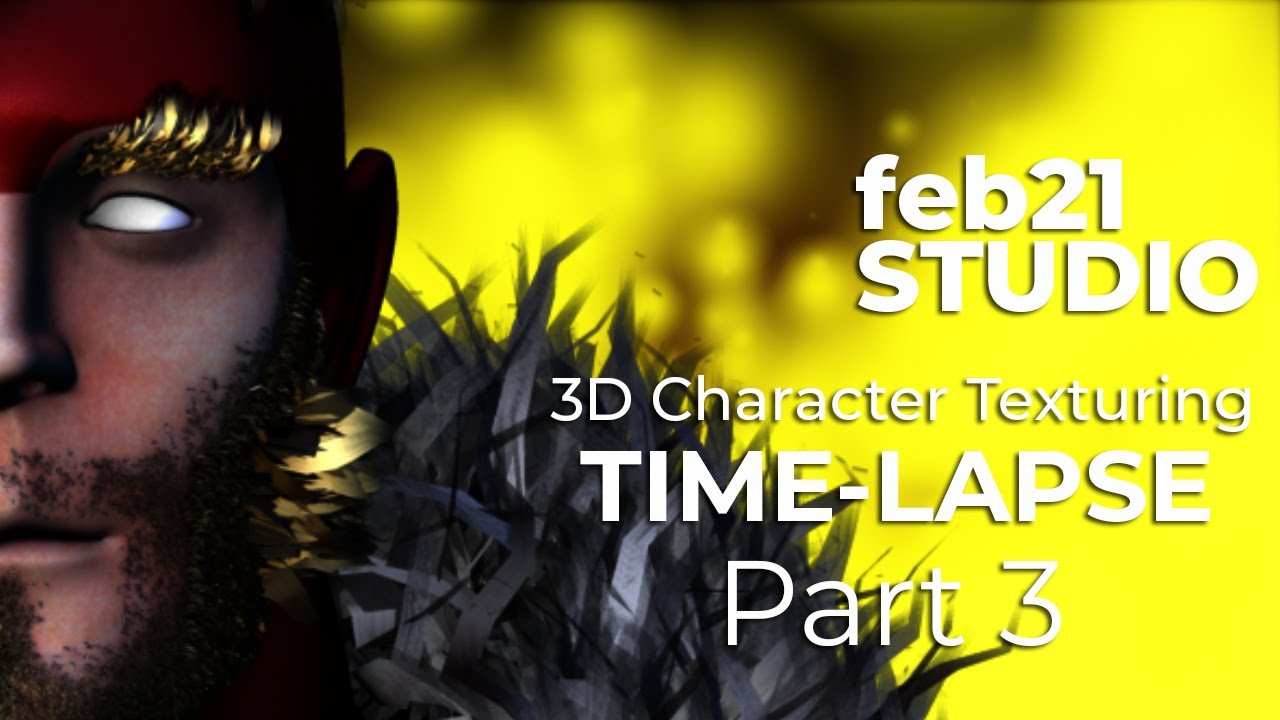 3D Character Texturing Part 3 | Time-lapse | Maya - YouTube