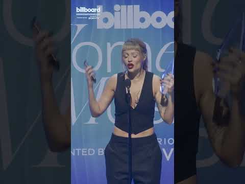 Luísa Sonza Is Blown Away While Accepting Global Force Award | Billboard Women In Music 2024 #Shorts