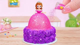 Sofia Pull me up Cake💜 Pink & Purple Miniature Disney Princess Tsunami Cake❤️ Mini Cakes Compilation by Mini Cakes  166,582 views 2 weeks ago 1 hour, 1 minute