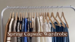 Spring Capsule Wardrobe | Mostly Thrifted Minimalist Wardrobe