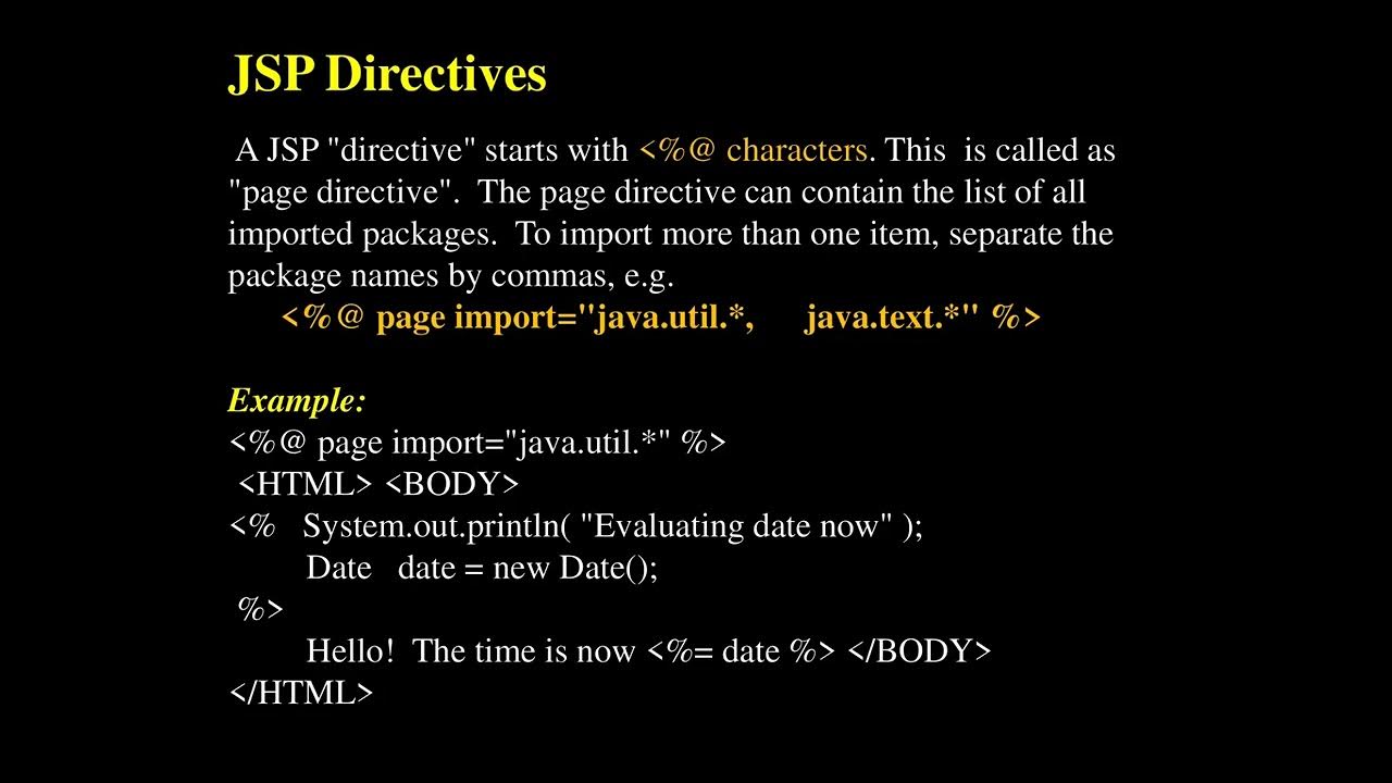 Introduction to JSP - YouTube