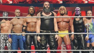 GTA 5 WWE OMG Moments with AJ Styles, Jeff Hardy, John Cena, Randy Orton & Hulk Hogan (WWE 2K18 Mod)