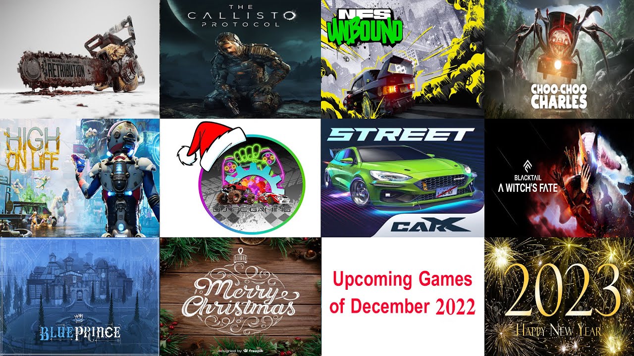 Upcoming Computer Games for December 2022 - YouTube