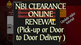 NBI CLEARANCE ONLINE RENEWAL 2023 (Pick-up or Door to Door delivery)/ Update video tutorial.